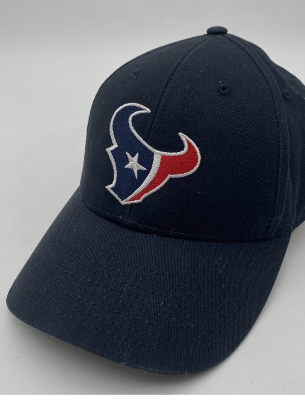 Houston Texans NFL Team Apparel Strapback Cap Hat OSFA Blue Adjustable - Picture 8 of 8